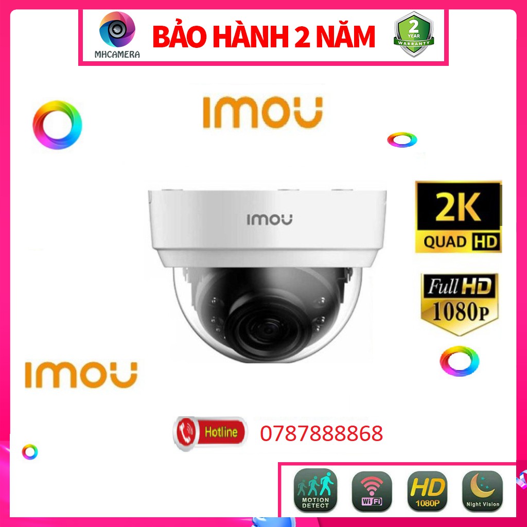 Camera 2M WIFI Ngoài Trời Thông Minh IMOU T26EP D42P Turret 1080P Dome Còi Hú Báo Động F22 G22P C22EP A22EP Chính Hãng | BigBuy360 - bigbuy360.vn