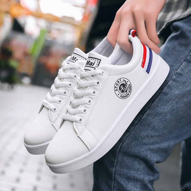 Giày Nam Thể Thao Cao Cấp Hot Trend SPOST - Giầy Trắng  SNEAKER  trẻ trung , năng động