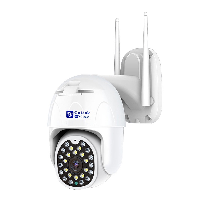 Camera IP wifi ngoài trời PTZ Gulink GLZ926 xoay 360 độ FullHD 1080P đàm thoại 2 chiều - 26 đèn flash có màu ban đêm