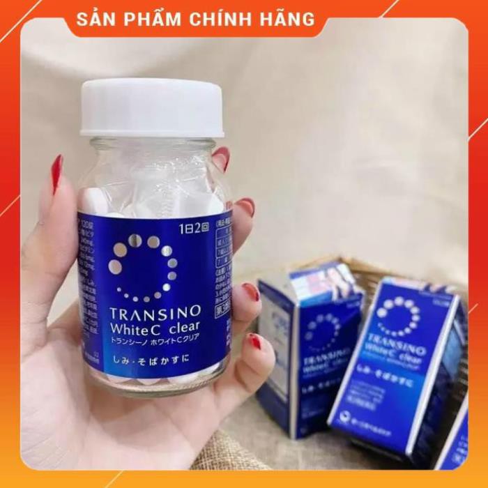 Viên uống trắng da Transino White C Clear Nhật 120 viên