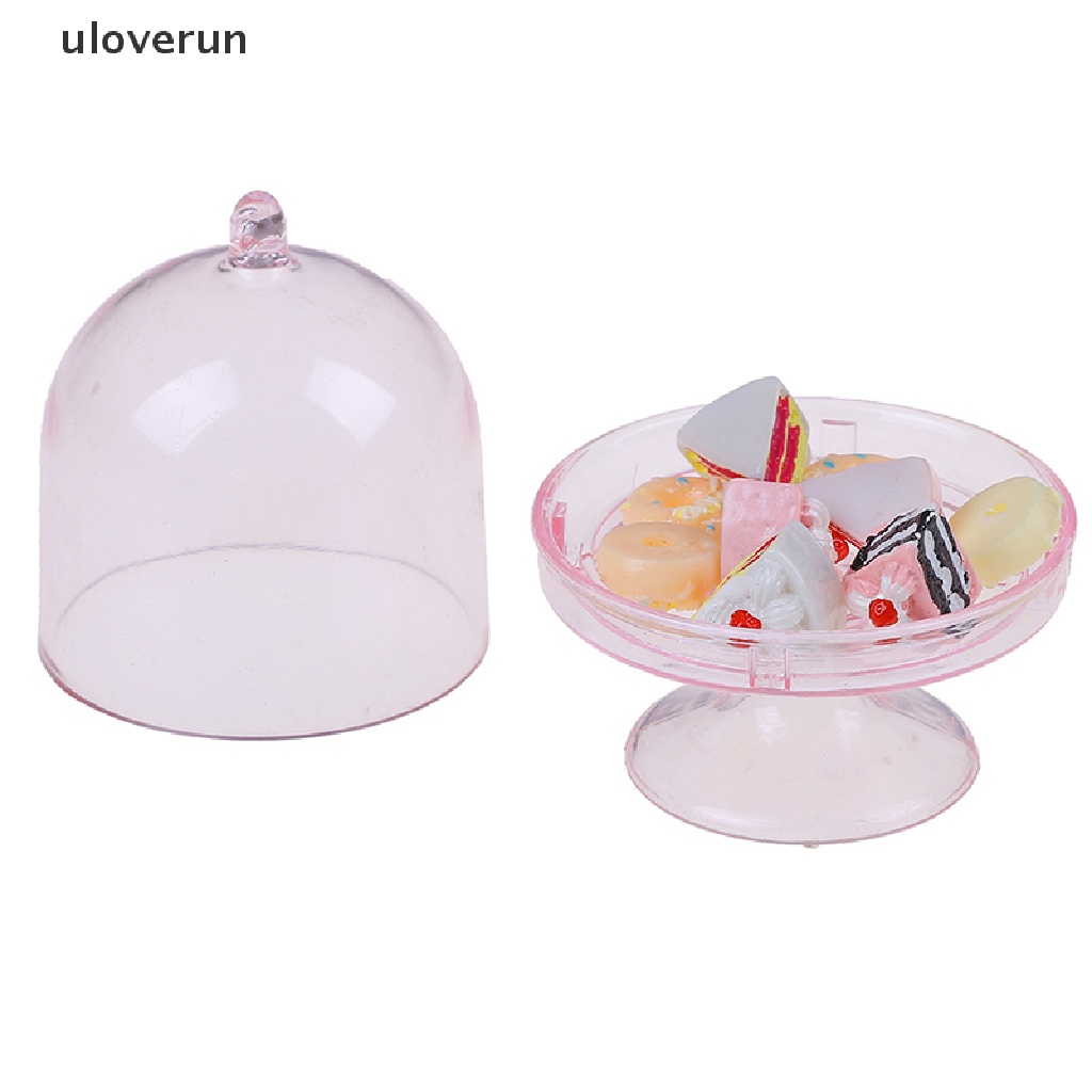 Uloverun Hũ Đựng Đồ Tráng Miệng Mini Tỉ Lệ 1 / 12 Trang Trí Nhà Búp Bê