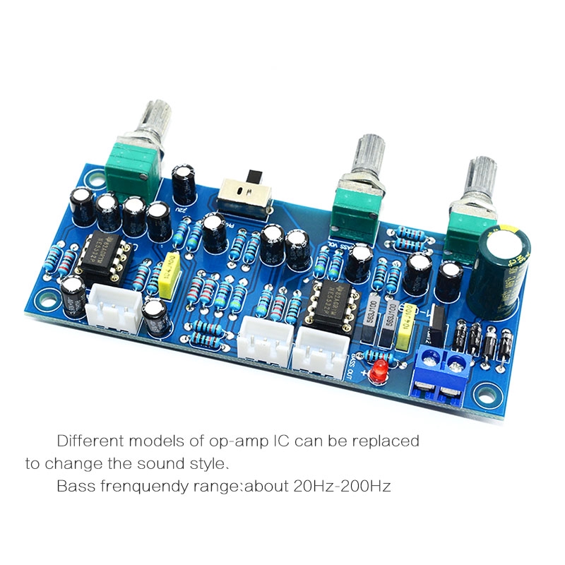Bảng Mạch Tiền Khuếch Đại 2.1 Kênh Ne5532