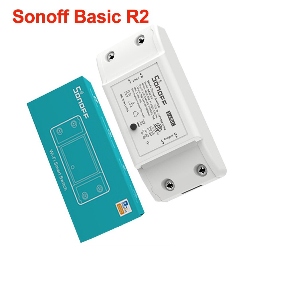 Thiết Bị Bật Tắt Điểu Khiển Điện Thông Minh Qua Wifi Sonoff Basic