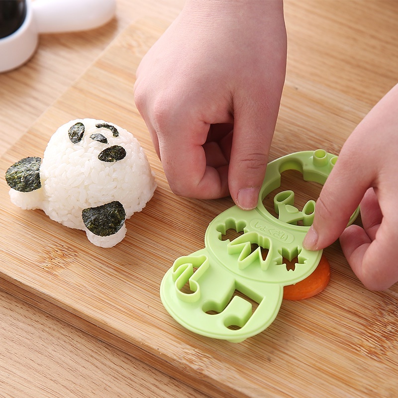 Khuôn Làm Cơm Nắm Hình Gấu Trúc DIY
