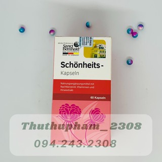 Tinh dầu hoa anh thảo Schonheits [HÀNG MỚI - CHÍNH HÃNG ] Viên uống điều hòa nội tiết tố đẹp da khỏe tóc
