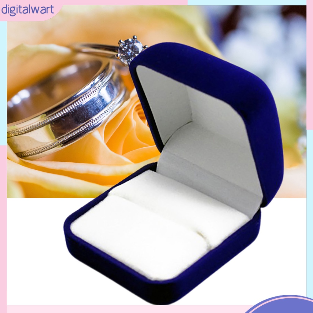 Hộp Đựng Nhẫn Đính Hôn Bằng Nhung Thời Trang Ốp