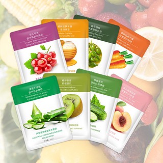 Mặt nạ Hoa quả Thực vật đa tác dụng Hanhuo dưỡng trắng cấp nước sáng da trẻ hóa HANH01