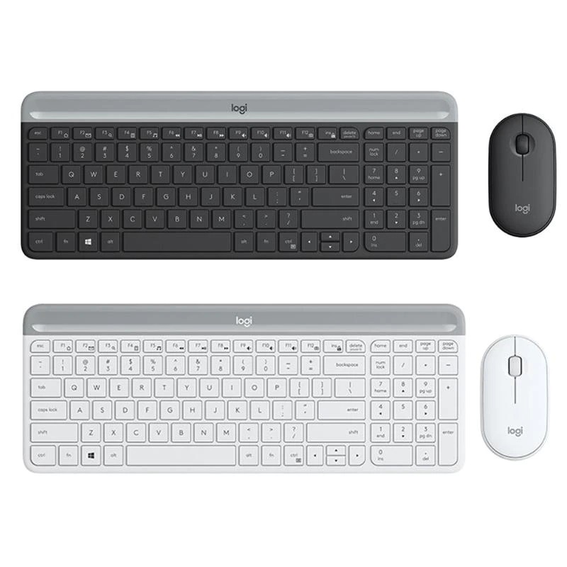 Bộ phím chuột không dây logitech MK470 Slim - Hàng Chính Hãng
