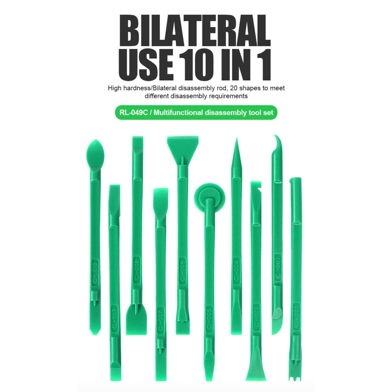 Bộ Dụng Cụ Tháo Lắp Sửa Điện Thoại 10 Trong 1 Chống Tĩnh Điện Chuyên Dụng