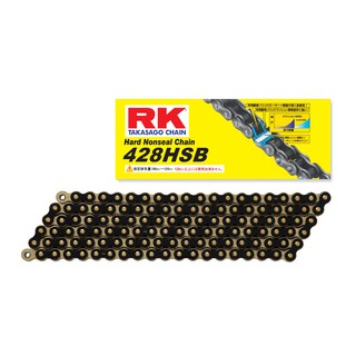Sên vàng đen không phốt cao su 124l/132l rk takasago chain