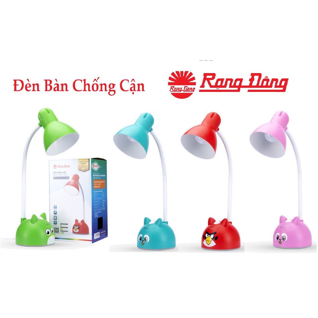 Đèn học để bàn Rạng Đông bảo vệ thị lực chống cận RD-RL-27.V2 5W