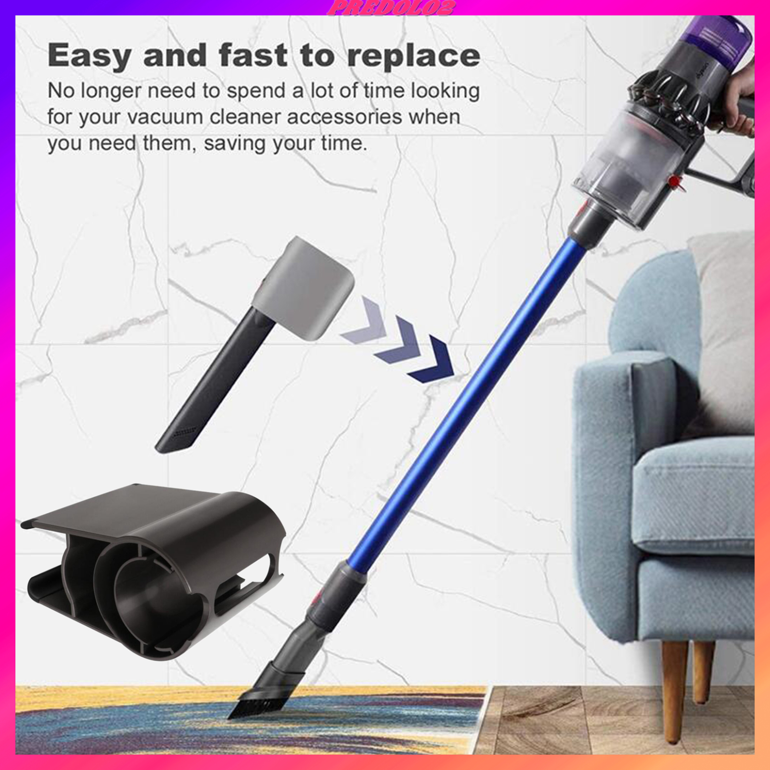 (Predolo2) Giá Đỡ Máy Hút Bụi Dyson Không Dây