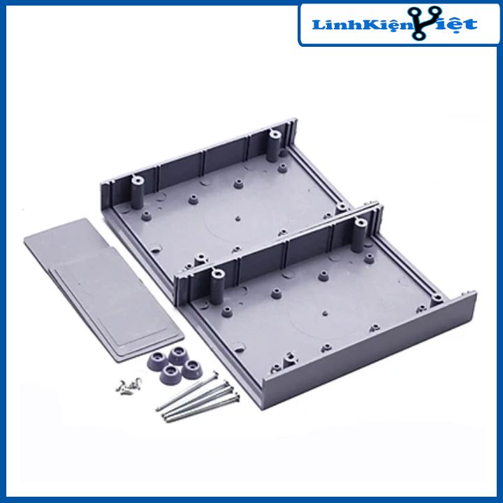Hộp nhựa kỹ thuật  H7 kích thước 170x130x55mm kèm ốc vít