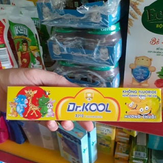 Kem đánh răng trẻ em Dr.kool hương chuối hộp 75g