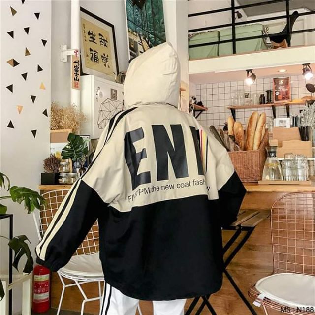 [Mã WASTMAY giảm 15% tối đa 30K đơn 150K] Áo khoác kaki form rộng phối in chữ END | BigBuy360 - bigbuy360.vn
