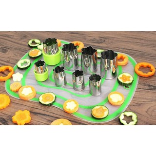 Dụng cụ dập tỉa cà rốt, đậu phụ, rau củ quả / Bộ tạo hình hoa quả