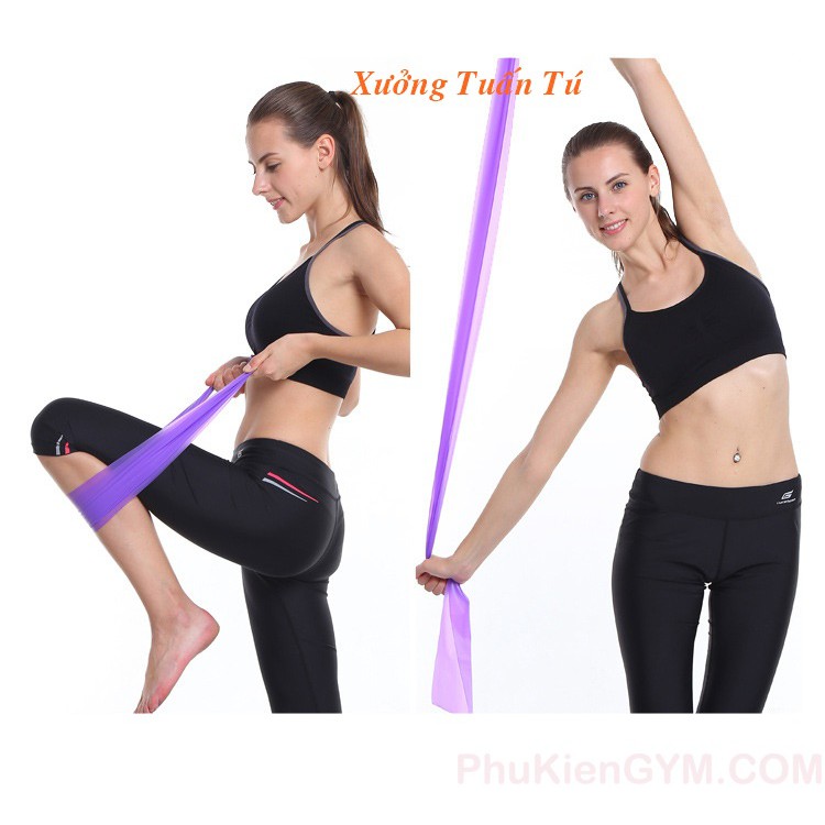 Dây Cao Su Đàn Hồi Kháng Lực Tập Thể Dục Yoga 1,5 Mét Y11