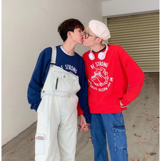 Usthebasic - Áo Sweatshirt Be Strong