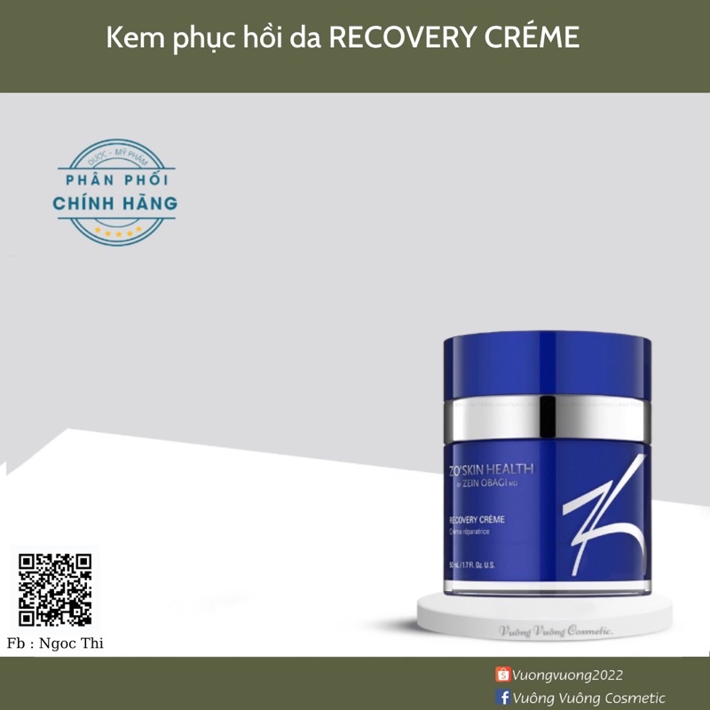 Kem phục hồi da RECOVERY Z.0 CRÉME