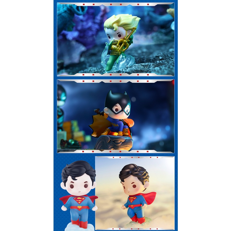 Pop mart popmart Nghệ Thuật dc justice League series Siêu Nhân Mù