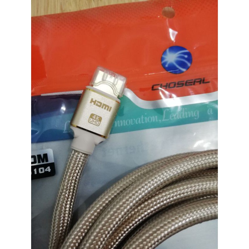 Dây Cáp 3m HDMI Choseal 2.0/4K/UHD/ Cao Cấp tốc độ cao,dùng cho tivi, máy tính,loa/PHUKIEN QN95