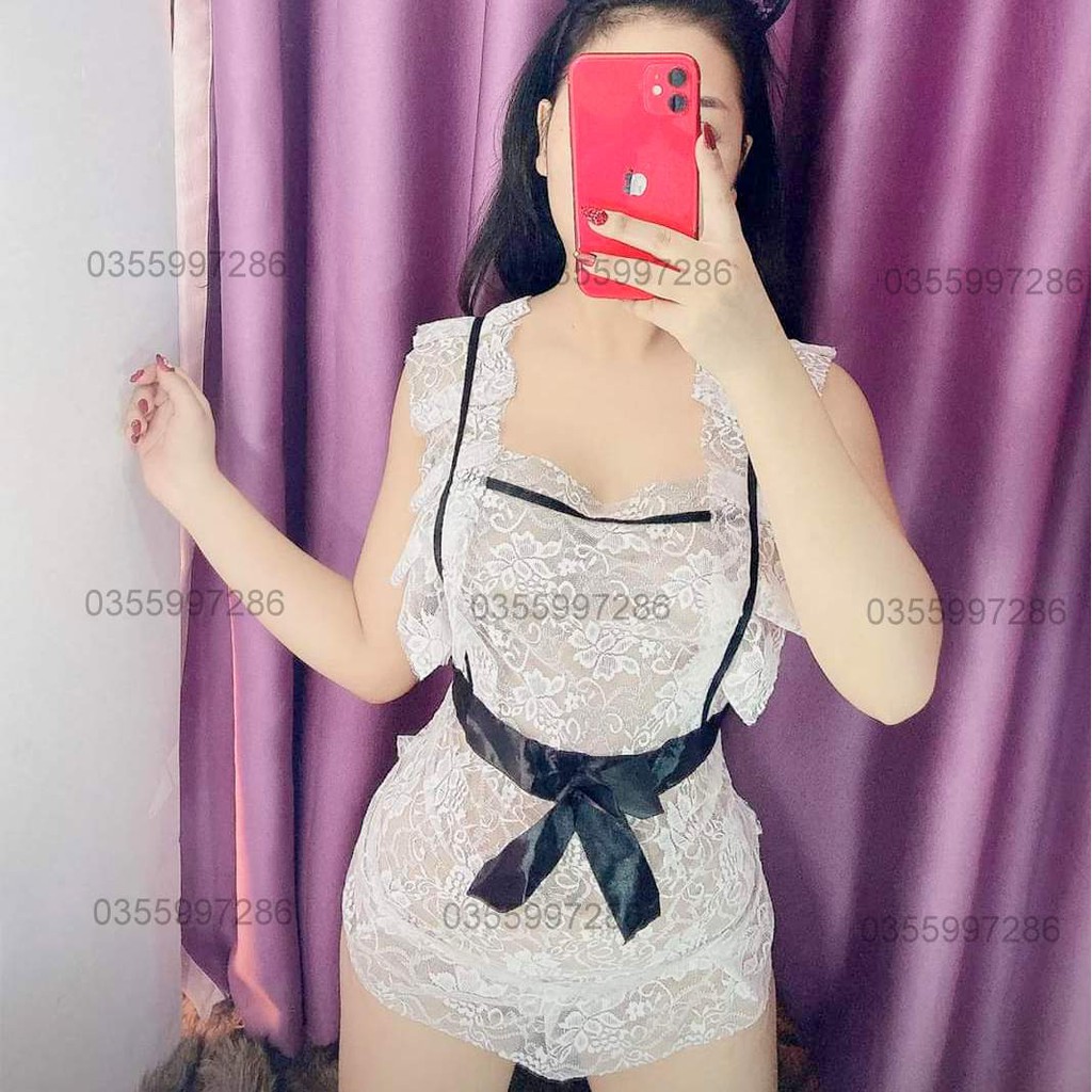 Bộ Đồ Ngủ Cosplay Sexy Cô Hầu Gái Gợi Cảm - 100% ẢNH THẬT-  Đầm Ngủ Cosplay Giúp Việc - HGT002  - ADORE HER | BigBuy360 - bigbuy360.vn