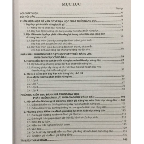 Sách - Dạy học phát triển năng lực môn Giáo dục công dân trung học cơ sở