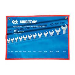 Bộ cờ lê 2 đầu mở 12 chiếc 6x7-30x32mm Kingtony 1112MRN