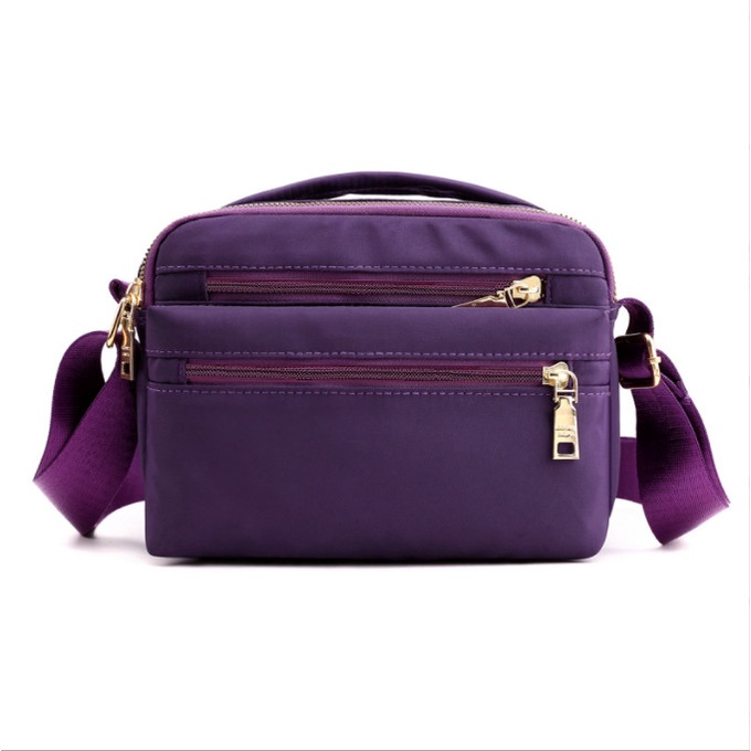 Túi xách đeo chéo nữ vải dù oxford chống nước phong cách Hàn Quốc siêu bền đẹp size 22cm TUI-24