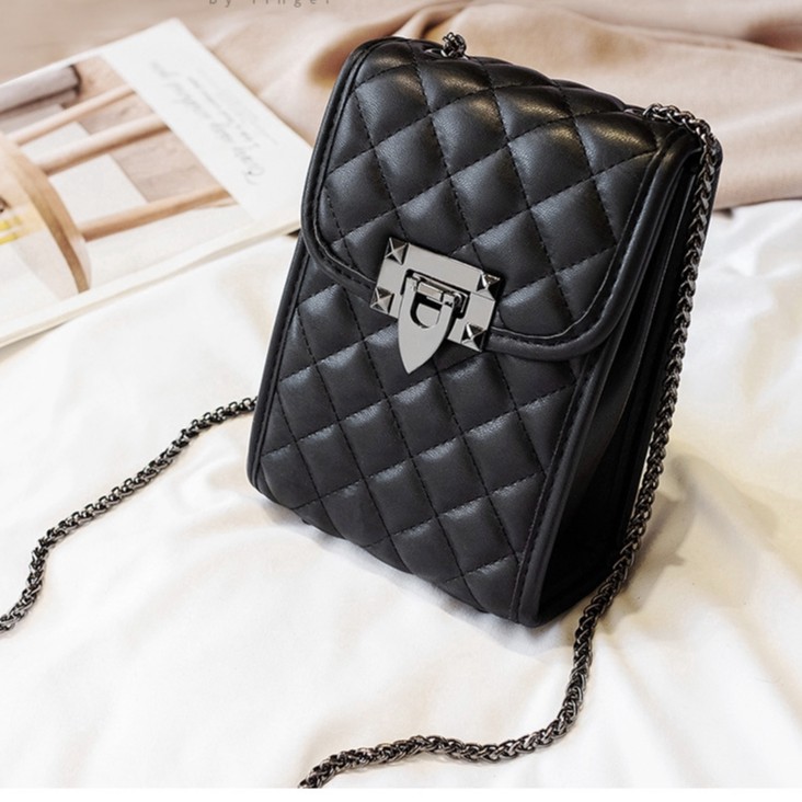 Túi Đeo Chéo Thiết Kế Đơn Giản Thời Trang Hàn Quốc Cho Nữ IELGY