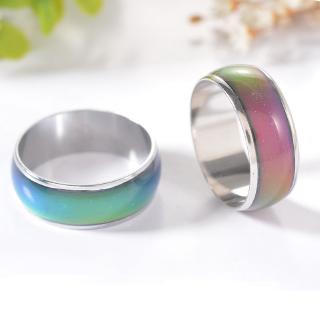 Nhẫn đeo tay kim loại thay đổi màu theo nhiệt độ