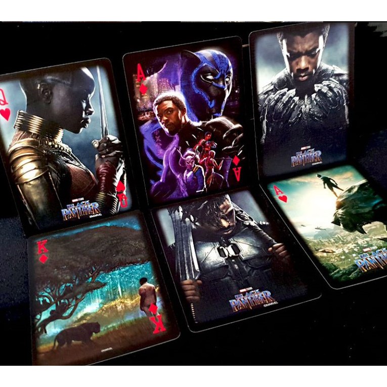 Bài ảo thuật cao cấp hình siêu anh hùng đến từ Hàn Quốc : Black Panther character deck