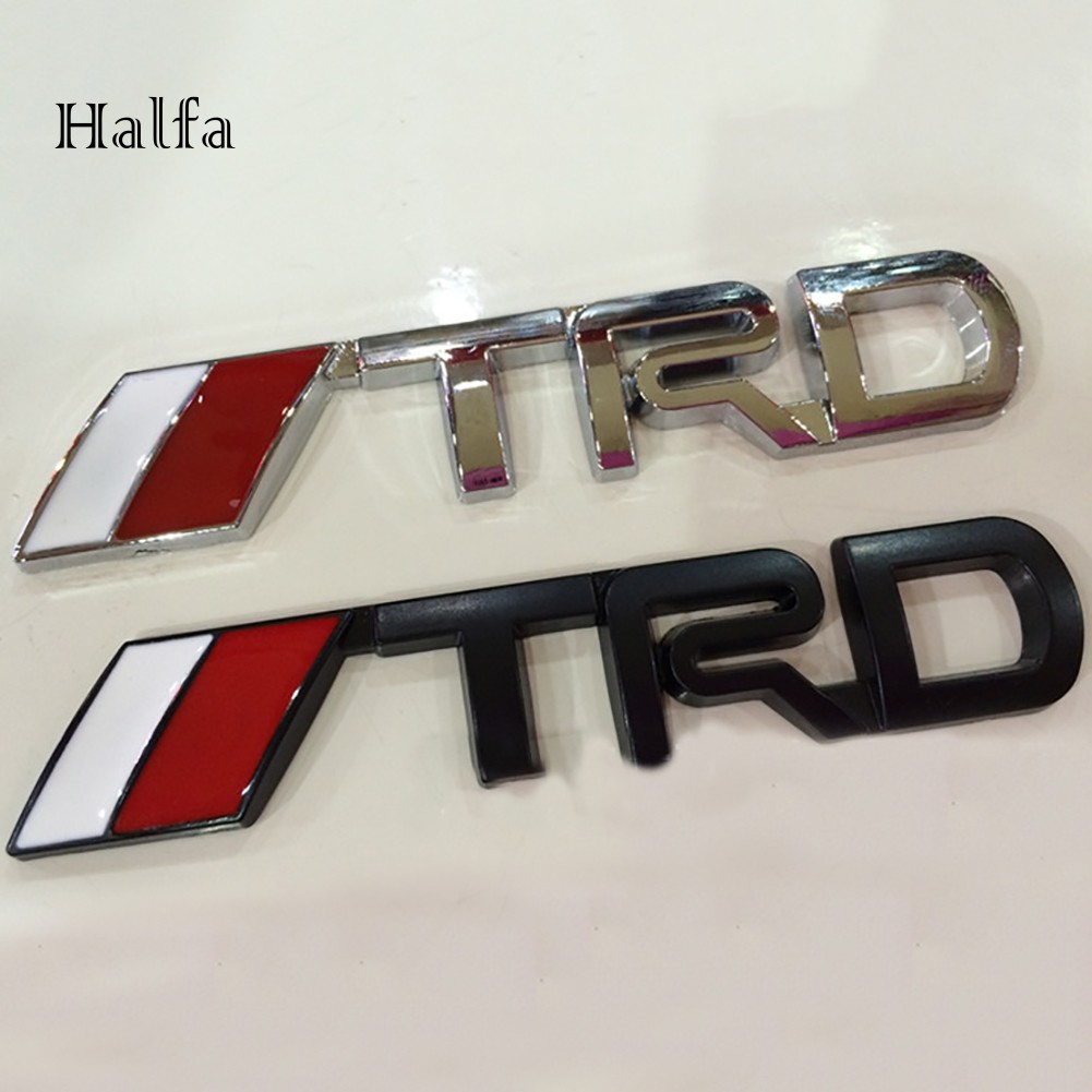 Logo Trd 3d Dán Xe Hơi Toyota