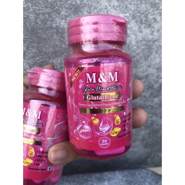 Viên uống trắng da M&M Gluta Mixed Blink