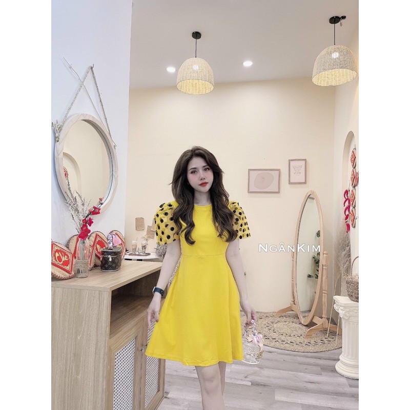 váy xinh tay bồng 505k