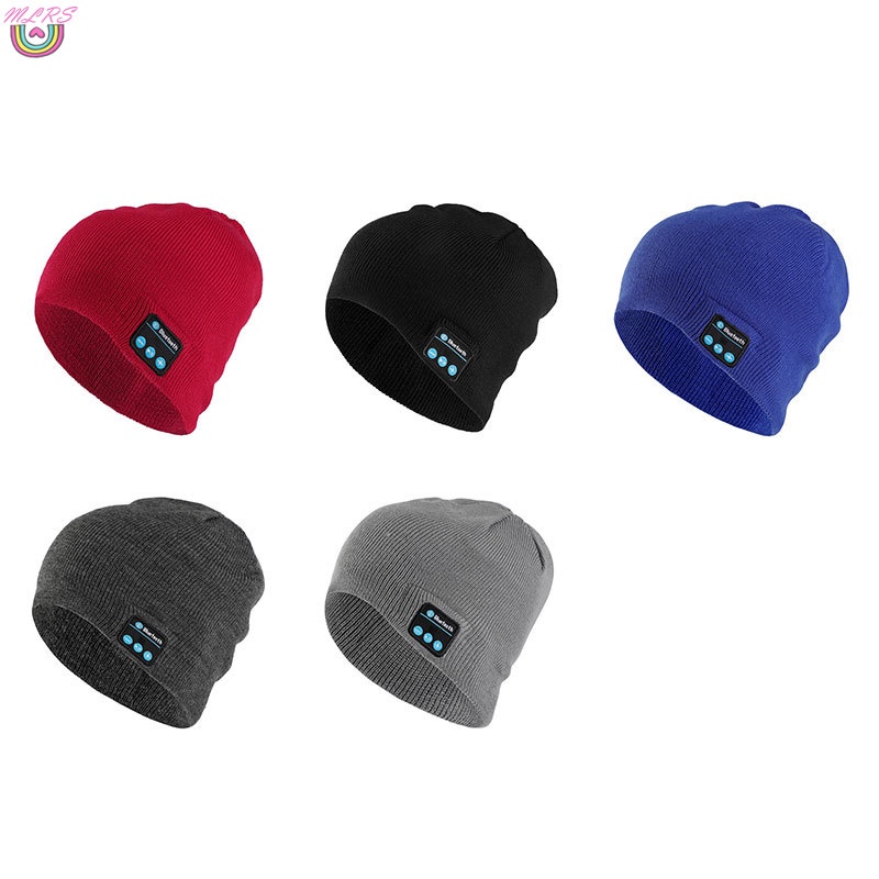 Mũ beanie Trùm Đầu Tích Hợp Tai Nghe Nhạc Bluetooth Thích Hợp Cho Nam Nữ Chạy Bộ/Tập Thể Thao