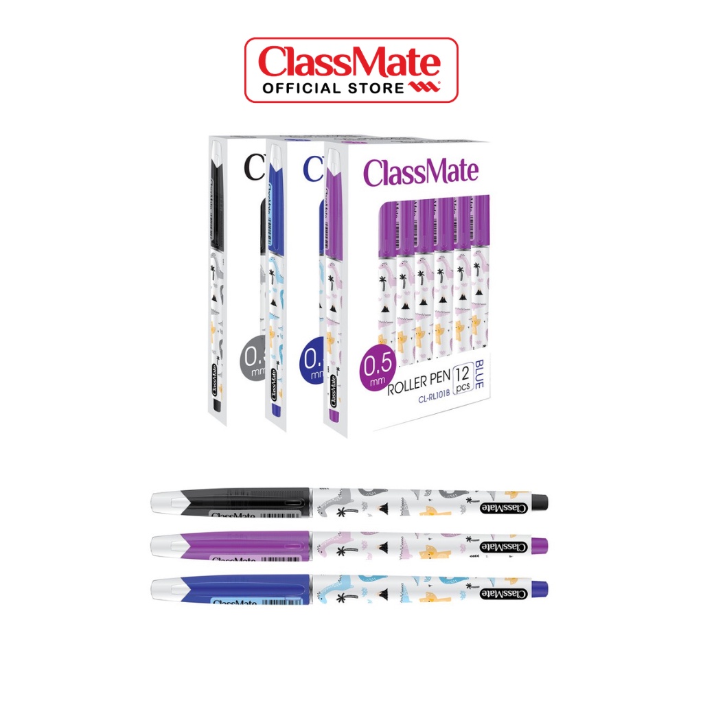 Bút Roller CLASSMATE Nét Trơn Đều Mực Khô Nhanh Ngòi 0.5mm CL-RL101