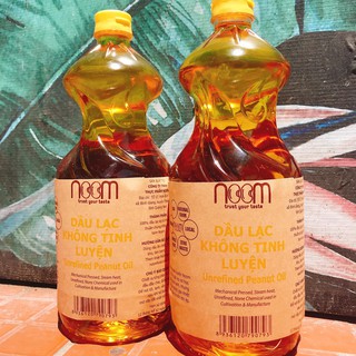 Dầu Lạc  Ép Lạnh Không Tinh Luyện 1,9 lít