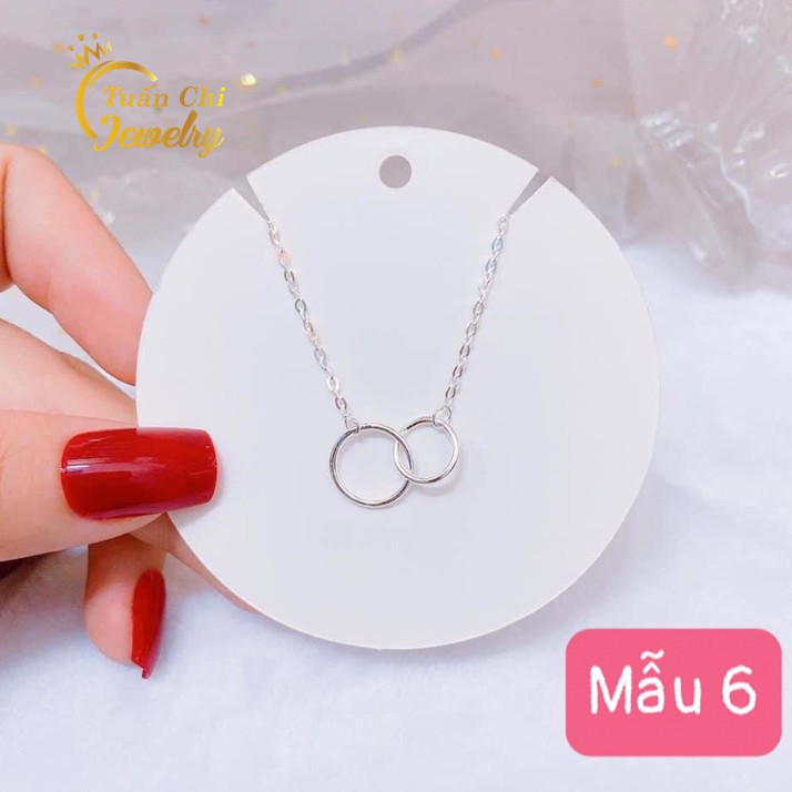 Dây Chuyền Bạc DEAL SỐC Vòng Cổ Bạc Nữ, Kiểu Dáng Dây Liền Mặt, Phong Cách Hàn Quốc Dịu Dàng, Dây Bạc Hottrend