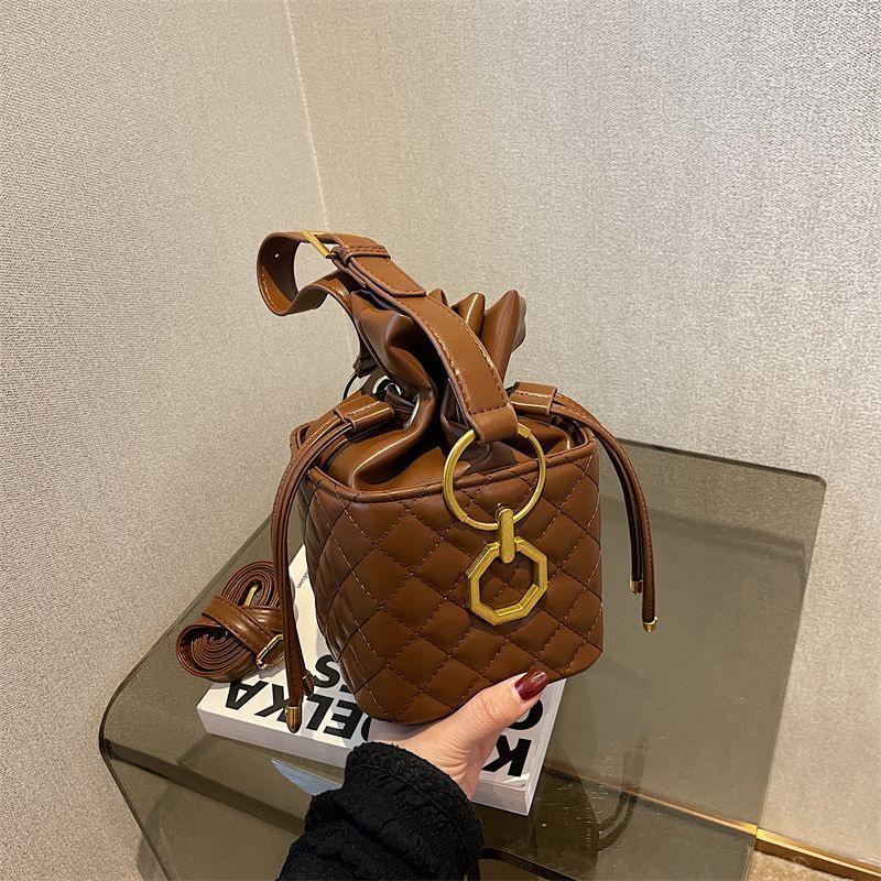 Túi Hộp Dáng Vuông Nhỏ Có Dây Rút Phong Cách Retro Thời Trang Cao Cấp 2022 Cho Nữ