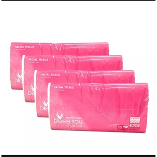 Combo 5 gói giấy rút bless you 2 lớp, 1 gói 250 tờ.