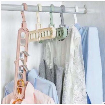 Móc Treo Quần Áo Đa Năng 9 Lỗ