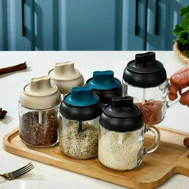 Hũ Đựng Gia Vị 450ml, Lọ Gia vị, Bình Đựng Gia Vị Kiểu Mới Chống Nước, Chống Ẩm