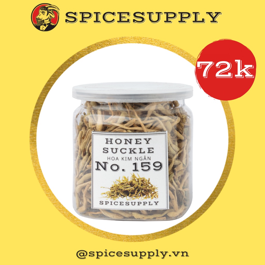 Honey Suckle - Hoa Kim Ngân SPICESUPPLY Việt Nam khô hàng chuẩn xịn thơm ngon Hũ 25g