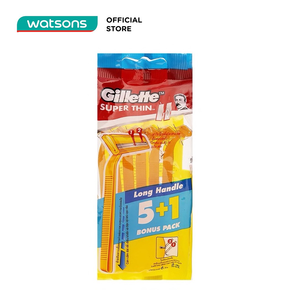 Dao Cạo Gillette Superthin II 5 Cái