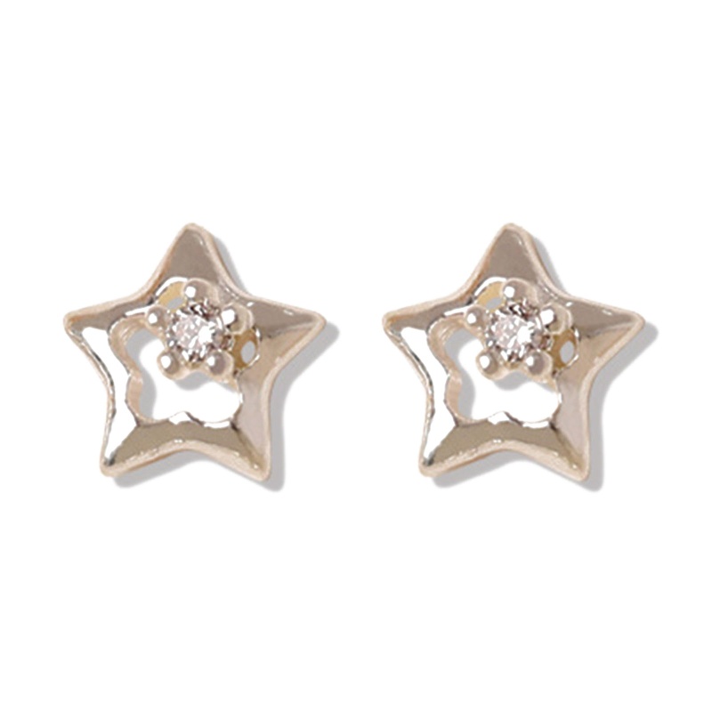 Set Đá Pha Lê 3D Trái Tim / Ngôi Sao / Trái Tim Trang Trí Móng Tay Nghệ Thuật