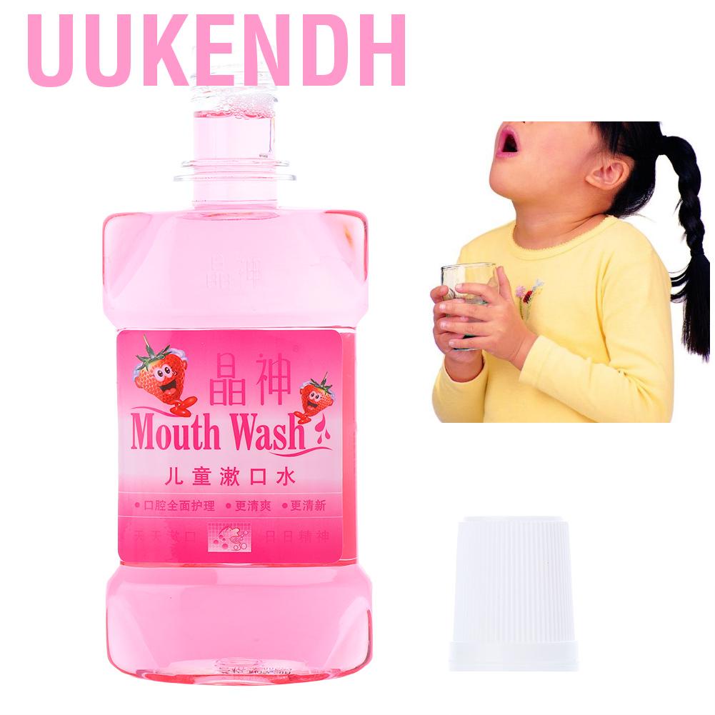 Uukendh 210ML Portable Fruit Flavour Children Mouthwash Anti-caries Bad Breath Removal Kids Oral Care