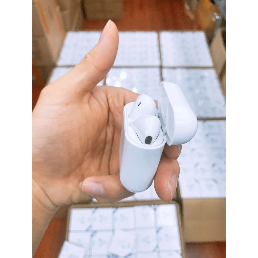 [Lỗi 1 Đổi 1] Tai Nghe Bluetooth Không Dây i12 TWS 5.0 Âm Thanh Nổi, Pin Bền,Cảm Biến Vân Tay Điện Thoại Apple và Androi | BigBuy360 - bigbuy360.vn