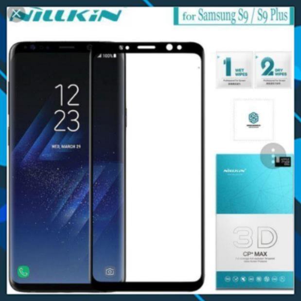 Kính cường lực Galaxy S9 Plus Nillkin 3D CP+ Max Full màn hình hàng chính hãng