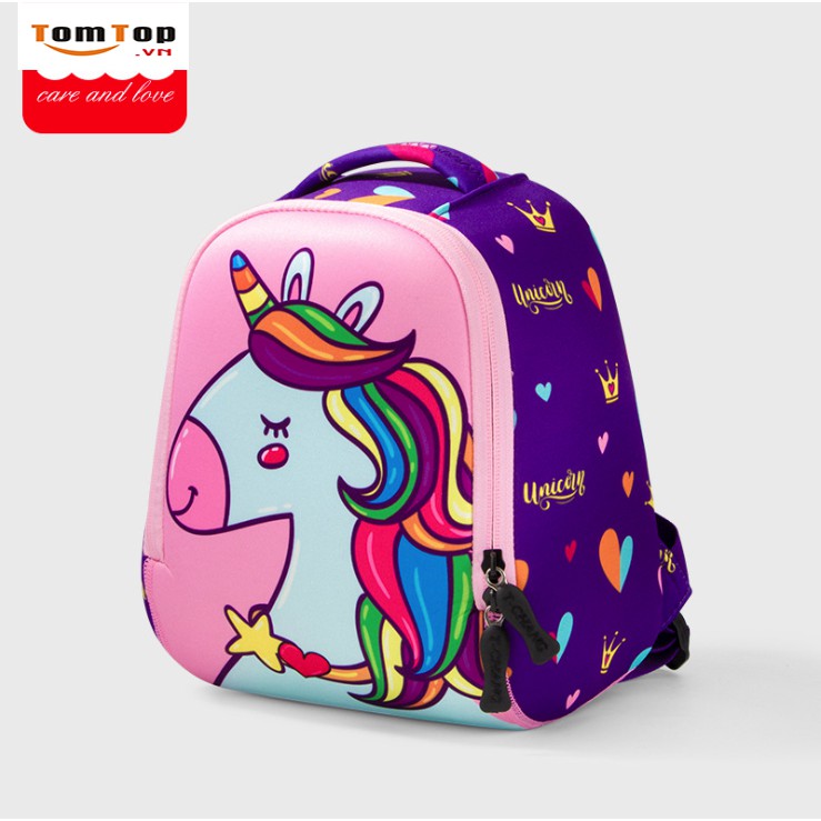 [Mã FMCG15K giảm 15K đơn 99K] Balo cho bé đi mẫu giáo mẫu chú nghựa pony cực dễ thương cho bé